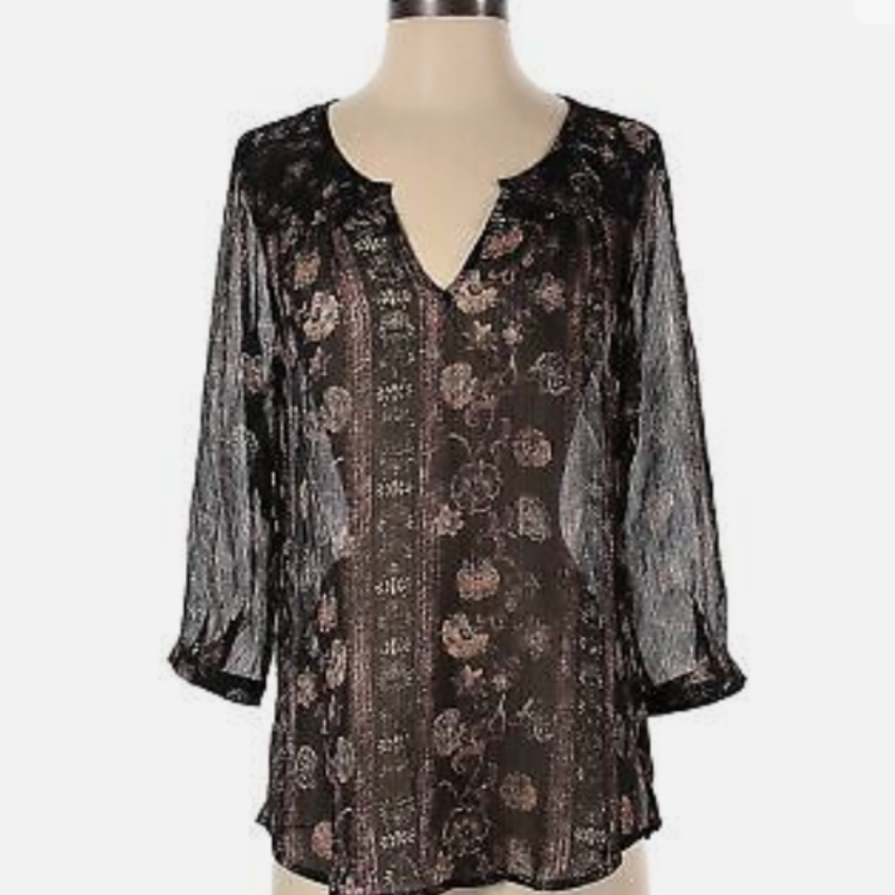 Maurice's flower print top